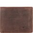  Ron Wallet RFID protection Leather 10 cm Variant brown