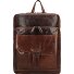  Rugged Business backpack Leather 39 cm Laptop compartment Variant brown