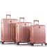  Xtrak 4 wheels Suitcase set 3-piece with expansion pleat Variant rose gold