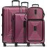  Essentials14 4-wheel suitcase set Beautycase 4 pce with expansion fold laptop compartment Variant aubergine metallic