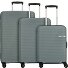Liftoff 4 wheels Suitcase set 3-piece with expansion pleat Variant charcoal grey Liftoff 4 wheels Suitcase set 3-piece with expansion pleat Variant charcoal grey