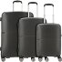  San Francisco 4 wheels Suitcase set 3-piece Variant dunkelgrau