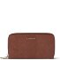  Bologna Leather XL Double Zip-Around Wallet RFID Leather 20 cm Variant brown