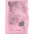  Click & Slide credit card case RFID leather 6.5 cm Variant rosé-silver