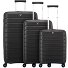 B-Flying Neon 4 wheels Suitcase set 3-piece Variant nero