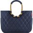 Loopshopper L frame shopper bag 46 cm Variant frame rhombus midnight gold Loopshopper L frame shopper bag 46 cm Variant frame rhombus midnight gold