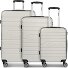  Seattle 4 wheels Suitcase set 3-piece Variant stone-grey