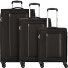  Blazing Ride 4 wheels Suitcase set 3-piece with expansion pleat Variant black-grey