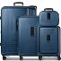  Essentials14 4-wheel suitcase set Beautycase 4 pce with expansion fold laptop compartment Variant dark blue metallic