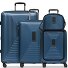  Essentials14 4-wheel suitcase set Beautycase 4 pce with expansion fold laptop compartment Variant dark blue metallic