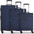 Chicago 4 wheels Suitcase set 3-piece with expansion pleat Variant dark-blue Chicago 4 wheels Suitcase set 3-piece with expansion pleat Variant dark-blue