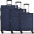  Chicago 4 wheels Suitcase set 3-piece with expansion pleat Variant dark-blue