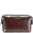  Blue Square Toilet bag Leather 23 cm Variant mahagonibraun