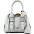  Bowling Bag Handbag Leather 21 cm Variant grigio silver