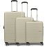  Aerojoy 4 wheels Suitcase set 3-piece with expansion pleat Variant sandstone