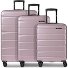 Munich 4.0 4 wheels Suitcase set 3-piece Expandable Variant shiny rose shiny