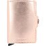  Twinwallet Metallic credit card holder RFID leather 7 cm Variant rose