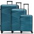  Collection 02 THE THREE SET 4 wheels Suitcase set 3-piece Variant turquoise metallic 2