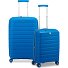  B-Flying 4 wheels Suitcase set 2-piece with expansion pleat Variant blue