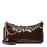  Aura Shoulder Bag Leather 22 cm Variant brunette