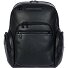  Roadster Business backpack Genuine Leather 38 cm Laptop compartment Variant black