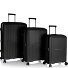  AirLite 4 wheels Suitcase set 3-piece with expansion pleat Variant black