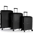  AirLite 4 wheels Suitcase set 3-piece with expansion pleat Variant black