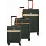  Color Craze 4 wheels Suitcase set 3-piece with expansion pleat Variant oliv