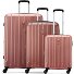  Kinetic 2.0 4 wheels Suitcase set 3-piece with expansion pleat Variant rosa antico