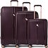  Paris 4 wheels Suitcase set 3-piece with expansion pleat Variant amethyst metallic