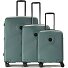  Radar 4 wheels Suitcase set 3-piece with expansion pleat Variant verde