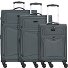  Travel Line 9204 4 wheels Suitcase set 3-piece with expansion pleat Variant grau