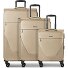  taska 4 wheels Suitcase set 3-piece Expandable Variant taupe