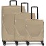 taska 4-wheel suitcase set 3 pcs. with stretch fold Variant taupe  taska 4-wheel suitcase set 3 pcs. with stretch fold Variant taupe