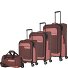  Viia 4 wheels Suitcase set 4-piece Expandable Variant frühlingsrose