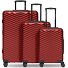  Essentials 18 4 wheels Suitcase set 3-piece with expansion pleat Variant metallic-red shiny