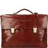  Vespucci briefcase leather 40 cm laptop compartment Variant marrone