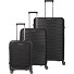  Mooby 4 wheels Suitcase set 3-piece with expansion pleat Variant schwarz