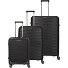  Mooby 4 wheels Suitcase set 3-piece with expansion pleat Variant schwarz