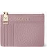  Bologna Leather key case Cardholder leather 11.5 cm with air tag compartment Variant rose