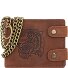  Montenegro Wallet RFID protection Genuine Leather 12 cm Variant tiger
