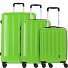  London 2.0 4 Roll Suitcase Set 3pcs. Variant grün