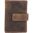  Vintage business card case RFID leather 7 cm Variant brown