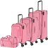  Boja 4 wheels Suitcase set 4-piece Variant pink