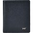  Robin Credit card case RFID protection Genuine Leather 8 cm Variant blau