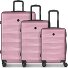  Edition 03 4 wheels Suitcase set 3-piece Variant rose