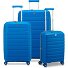  B-Flying Move 4 wheels Suitcase set 3-piece with expansion pleat Variant blue cobalto