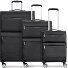 Go Light Soft 4 wheels Suitcase set 3-piece Variant black Go Light Soft 4 wheels Suitcase set 3-piece Variant black