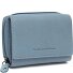  Zelan Wallet RFID protection Genuine Leather 12 cm Variant skyblue