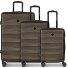 Edition 03 4 wheels Suitcase set 3-piece Variant chocolate-brown Edition 03 4 wheels Suitcase set 3-piece Variant chocolate-brown